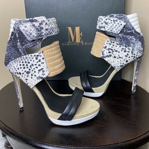 MIA Rocco Multi Snake Leather Heels